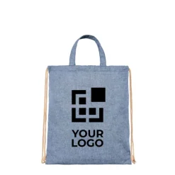 Gift Campaign Colorati zainetti a sacca promozionali tessuto riciclato 210 g/m2 Retro></noscript> Shopper In Cotone Personalizzate