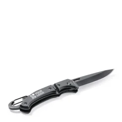Gift Campaign Coltellini con logo lama fustellata in acciaio e moschettone Inox Clip></noscript> Coltellini