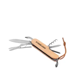 Gift Campaign Coltellini svizzeri personalizzati in bambù e acciaio inox con cordino></noscript> Coltellini