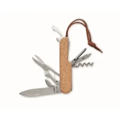 Gift Campaign Coltellino 7 funzioni in acciaio inox con rivestimento in sughero> Coltellini
