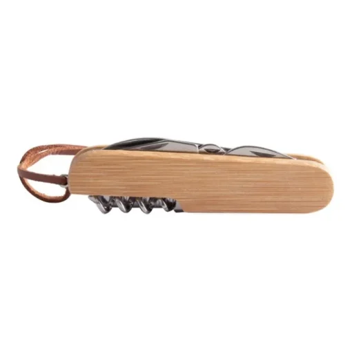 Gift Campaign Coltellino multiuso promozionale 9 funzioni copro bamboo Zermatt> Coltellini