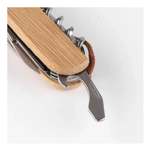 Gift Campaign Coltellino multiuso promozionale 9 funzioni copro bamboo Zermatt> Coltellini