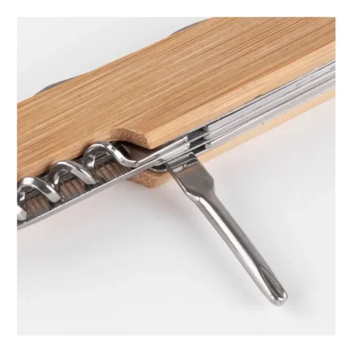 Gift Campaign Coltellino multiuso promozionale 9 funzioni copro bamboo Zermatt> Coltellini