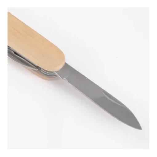 Gift Campaign Coltellino multiuso promozionale 9 funzioni copro bamboo Zermatt> Coltellini