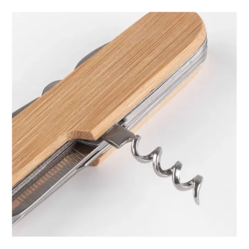 Gift Campaign Coltellino multiuso promozionale 9 funzioni copro bamboo Zermatt> Coltellini