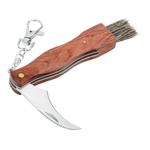 Gift Campaign Coltellino personalizzato corpo in legno ideale per funghi Mushroom> Coltellini
