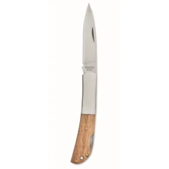 Gift Campaign Coltellino pieghevole in acciaio inox con manico in di acacia> Coltellini