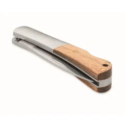 Gift Campaign Coltellino pieghevole in acciaio inox con manico in di acacia></noscript> Coltellini
