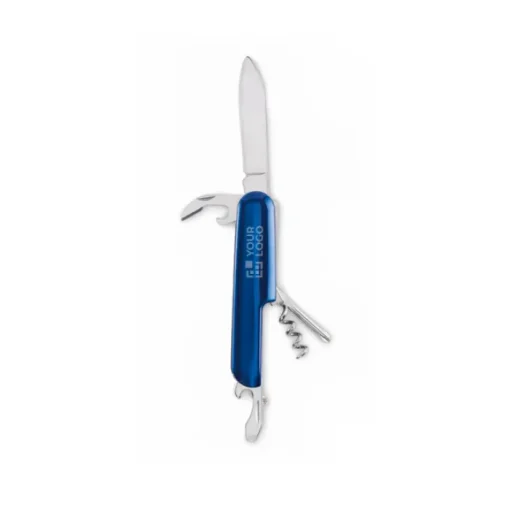 Gift Campaign Coltellino tascabile multiuso in alluminio riciclato con 5 funzioni> Coltellini