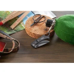 Gift Campaign Coltello tascabile in acciaio con chiusura di sicurezza e moschettone></noscript> Coltellini