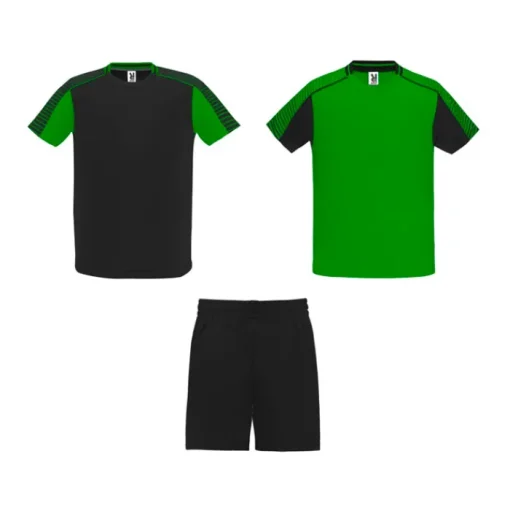 Gift Campaign Completo sportivo unisex con 2 t-shirt 1 short 140g/m2 Roly Direct Juve> Magliette Tecniche