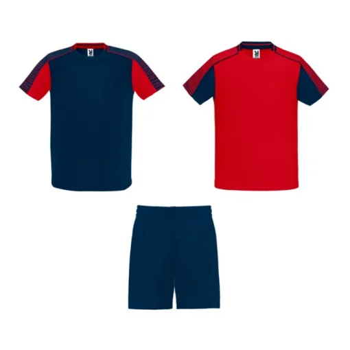 Gift Campaign Completo sportivo unisex con 2 t-shirt 1 short 140g/m2 Roly Direct Juve> Magliette Tecniche