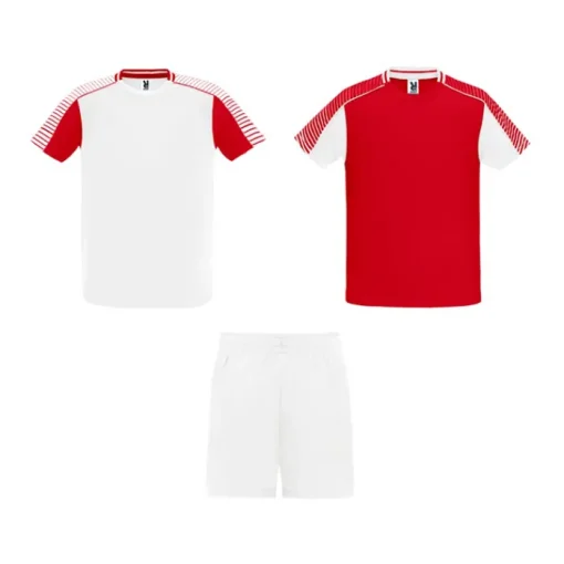 Gift Campaign Completo sportivo unisex con 2 t-shirt 1 short 140g/m2 Roly Direct Juve> Magliette Tecniche