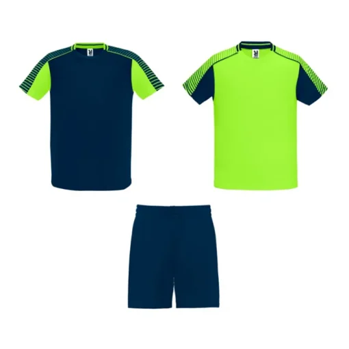 Gift Campaign Completo sportivo unisex con 2 t-shirt 1 short 140g/m2 Roly Direct Juve> Magliette Tecniche