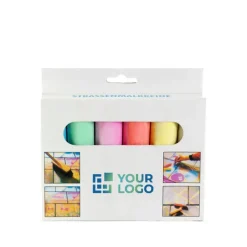Gift Campaign Confezione in cartone personalizzabile con 6 gessetti colorati></noscript> Matite Colorate