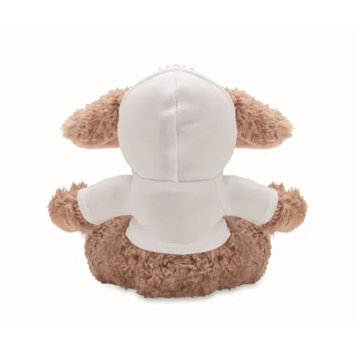 Gift Campaign Coniglietto di peluche con felpa bianca personalizzabile> Peluche