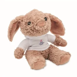 Gift Campaign Coniglietto di peluche con felpa bianca personalizzabile></noscript> Peluche