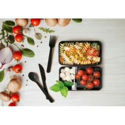 Gift Campaign Contenitore da asporto con logo con separatore e posate 1,36l Duo Gusto></noscript> Porta Pranzo