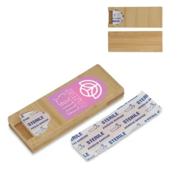 Gift Campaign Contenitore in bambù con 10 cerotti per primo soccorso></noscript> Gadget Per Medici E Infermieri