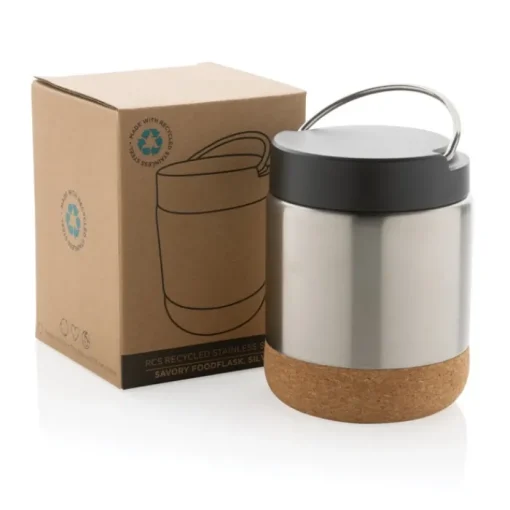 Gift Campaign Contenitore termico in acciaio inossidabile riciclato da 400 ml> Porta Pranzo