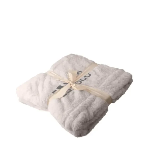 Gift Campaign Coperta con effetto pelliccia realizzata in morbido poliestere 500g/m2> Coperte