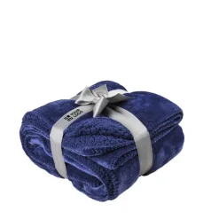 Gift Campaign Coperta con logo double face lato vellutato lato sherpa Rainy Day></noscript> Coperte