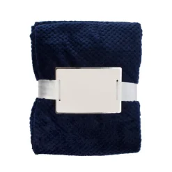 Gift Campaign Coperta con logo in pile da 230 g/m2 con trama a nido d'ape> Coperte