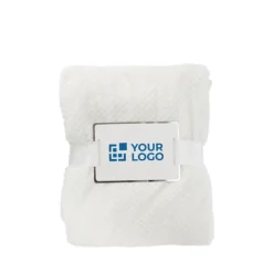 Gift Campaign Coperta con logo in pile da 230 g/m2 con trama a nido d'ape></noscript> Coperte