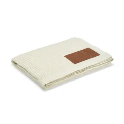 Gift Campaign Coperta con patch personalizzabile in cotone riciclato da 200 g/m2></noscript> Coperte