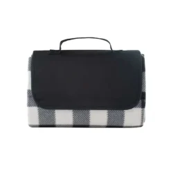 Gift Campaign Coperta da picnic con design a quadri e maniglia in pile 180 g/m2> Coperte