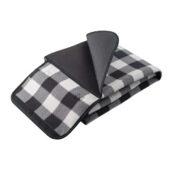 Gift Campaign Coperta da picnic con design a quadri e maniglia in pile 180 g/m2> Coperte