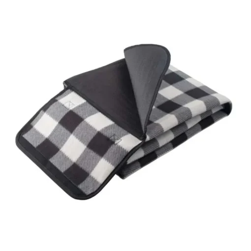 Gift Campaign Coperta da picnic con design a quadri e maniglia in pile 180 g/m2> Coperte