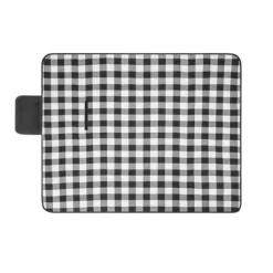 Gift Campaign Coperta da picnic con design a quadri e maniglia in pile 180 g/m2></noscript> Coperte