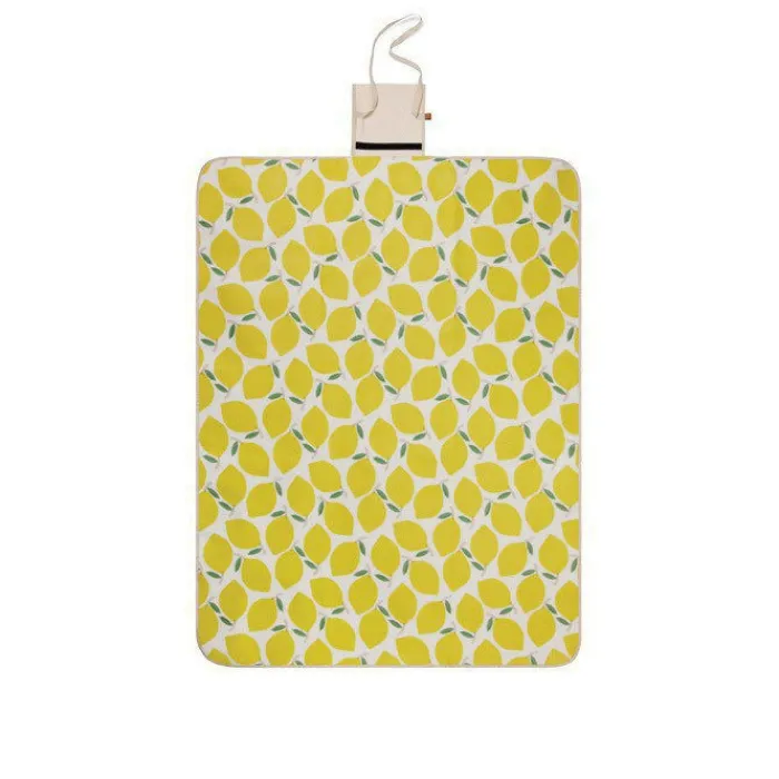 Gift Campaign Coperta da picnic in poliestere riciclato con disegno di limoni> Coperte