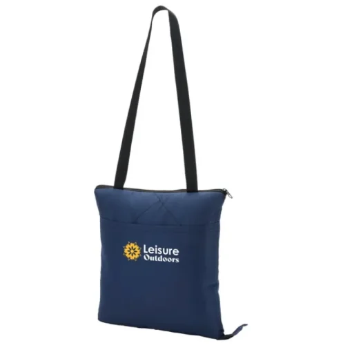 Gift Campaign Coperta da picnic pieghevole in poliestere che si trasforma in Shopper> Coperte
