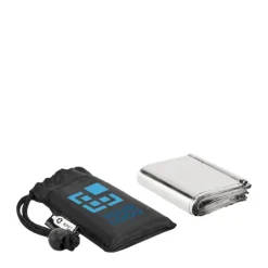 Gift Campaign Coperta di emergenza personalizzata in sacchetto RPET Help></noscript> Gadget Per Auto