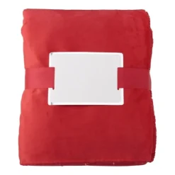 Gift Campaign Coperta ecologica con nastro personalizzabile 190 g/m2 Soft Touch></noscript> Coperte
