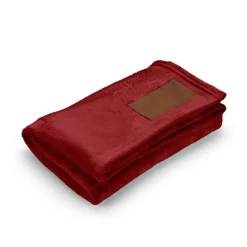 Gift Campaign Coperta extra soffice in rPET 240 g/m2 con patch personalizzabile></noscript> Coperte