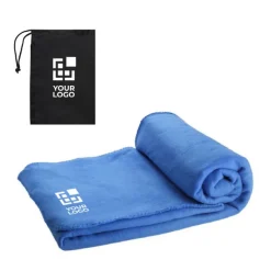 Gift Campaign Coperta in colori assortiti con sacchetto coulisse 200 g/m2 Summit></noscript> Coperte