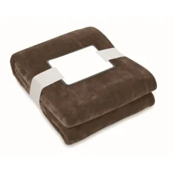 Gift Campaign Coperta in flanella con nastro e cartoncino con logo 280 g/m2 Nap RPET></noscript> Coperte