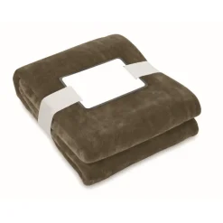 Gift Campaign Coperta in flanella con nastro e cartoncino con logo 280 g/m2 Nap RPET></noscript> Coperte