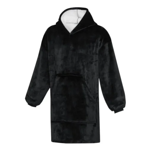 Gift Campaign Coperta in flanella di poliestere con design a felpa con tasca> Coperte