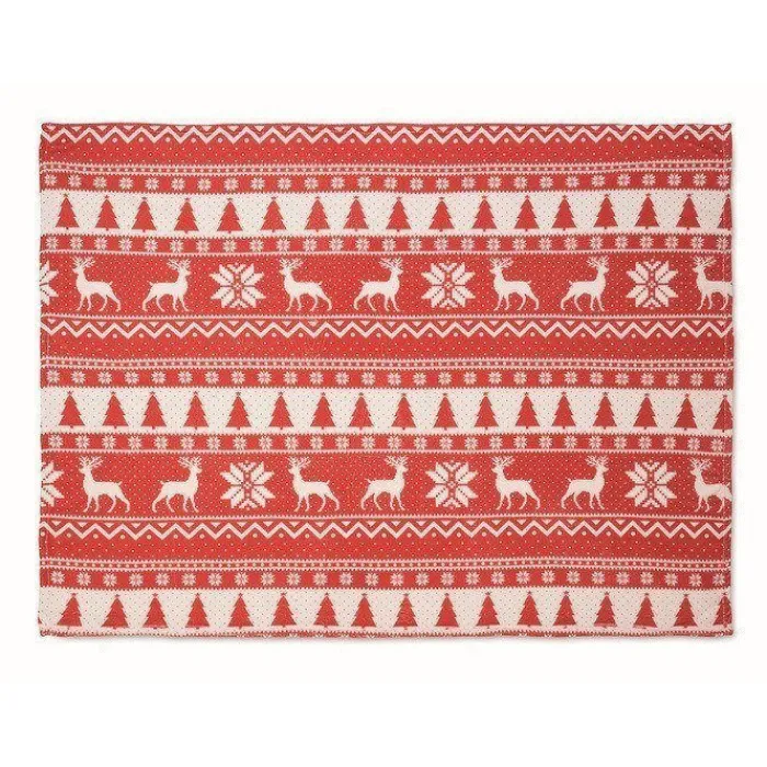 Gift Campaign Coperta in pile corallo rPET da 190 gr/m² con stampa natalizia> Coperte|Gadget Natalizi