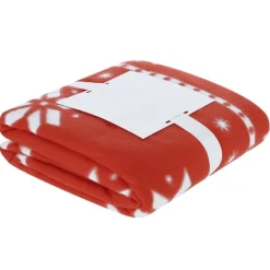 Gift Campaign Coperta in pile rPET da 200g/m² con motivo natalizio 130x160 cm> Gadget Natalizi