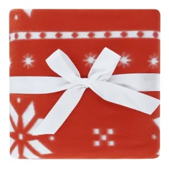 Gift Campaign Coperta in pile rPET da 200g/m² con motivo natalizio 130x160 cm> Gadget Natalizi