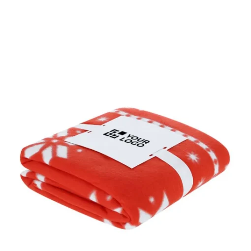 Gift Campaign Coperta in pile rPET da 200g/m² con motivo natalizio 130x160 cm> Gadget Natalizi