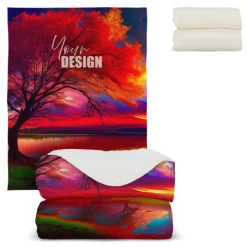 Gift Campaign Coperta in pile ultra morbido per sublimazione da 510 g/m2 Sherpa></noscript> Coperte