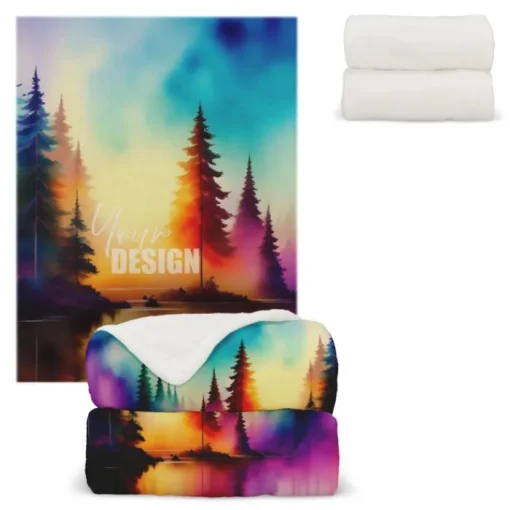 Gift Campaign Coperta in pile ultra morbido per sublimazione 130x170cm da 270 g/m2> Coperte
