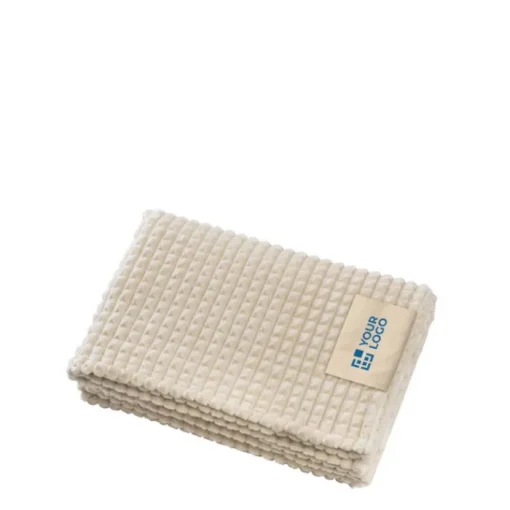 Gift Campaign Coperta in rPET con tocco super morbido e patch personalizzabile> Coperte