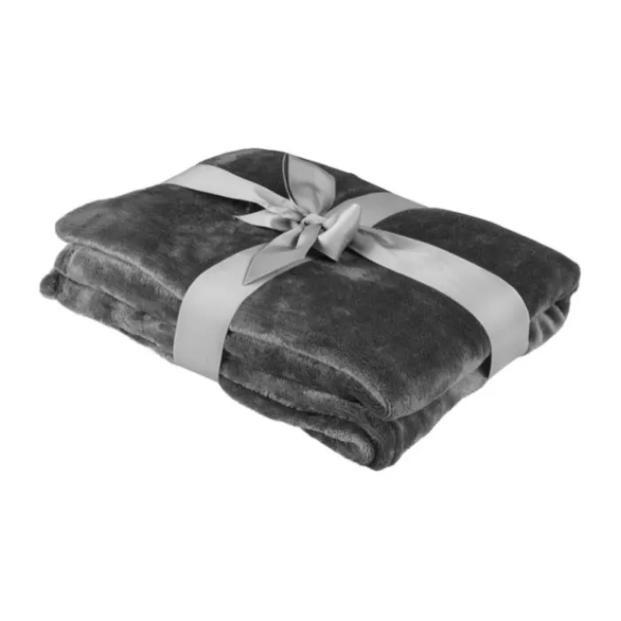 Gift Campaign Coperta morbida 4 colorazioni con nastrino personalizzabile Cosy> Coperte
